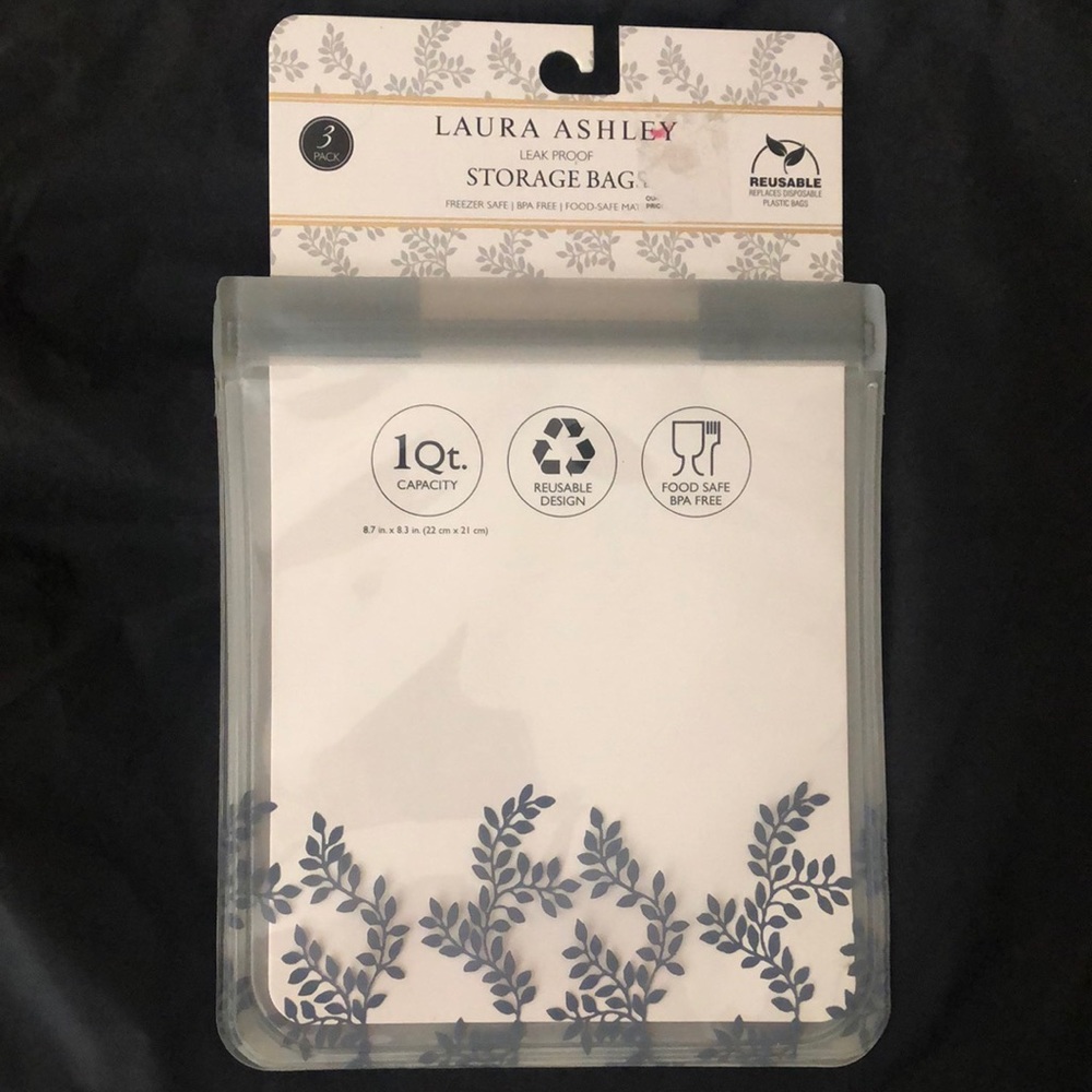 Reusable food storage bags, brand new